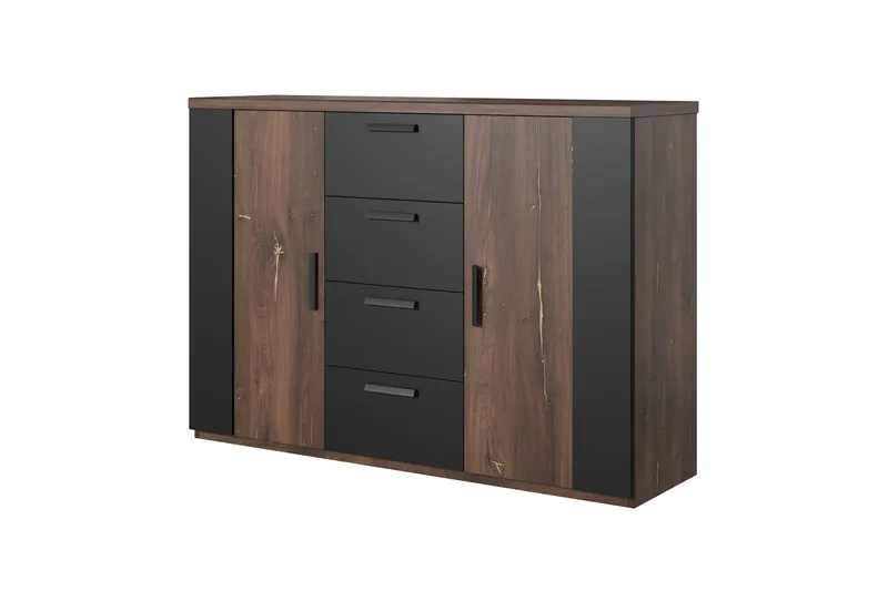 Joannie Opbevaringskiste 132 cm - Mørkebrun/Sort - Opbevaring - Opbevaringsmøbler - Kister