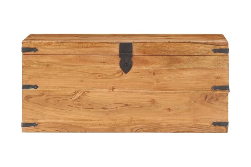 Kiste 90x40x40 cm massivt akacietræ - Opbevaring - Opbevaringsmøbler - Kister