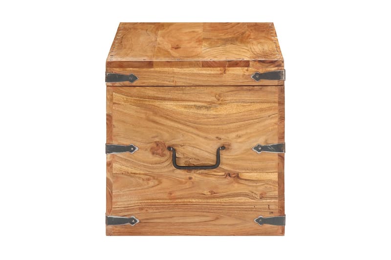 Kiste 90x40x40 cm massivt akacietræ - Opbevaring - Opbevaringsmøbler - Kister