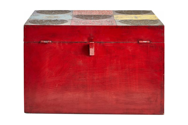 Lasarte kiste 56 cm - flerfarvet - Kister