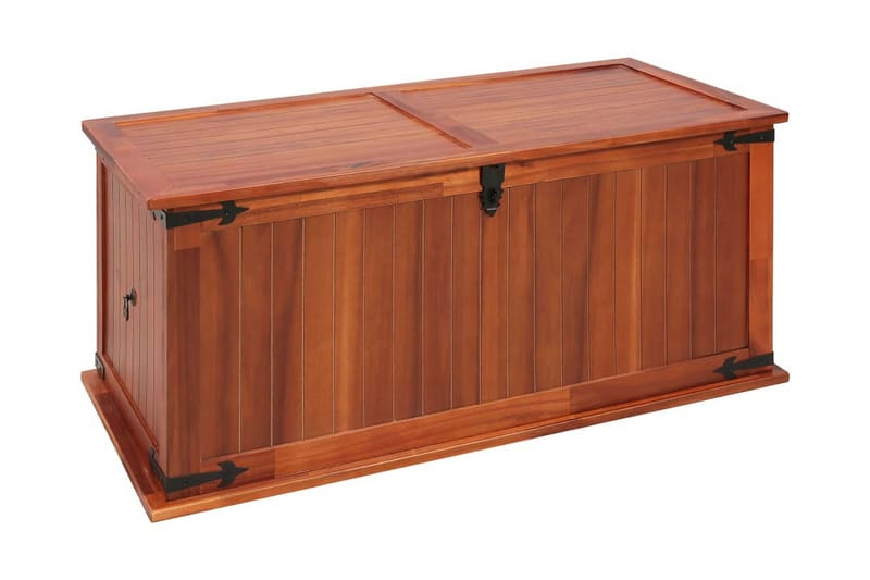 Opbevaringskiste 79 X 34 X 32 Cm Massivt Akacietræ - Brun - Opbevaring - Opbevaringsmøbler - Kister