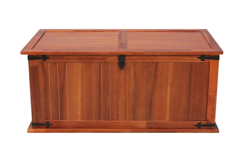 Opbevaringskiste 79 X 34 X 32 Cm Massivt Akacietræ - Brun - Opbevaring - Opbevaringsmøbler - Kister