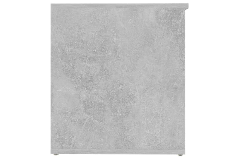opbevaringskiste 84x42x46 cm spånplade betongrå - Grå - Opbevaring - Opbevaringsmøbler - Kister