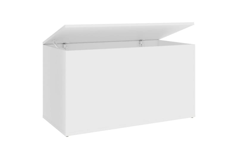 opbevaringskiste 84x42x46 cm spånplade hvid - Hvid - Opbevaring - Opbevaringsmøbler - Kister