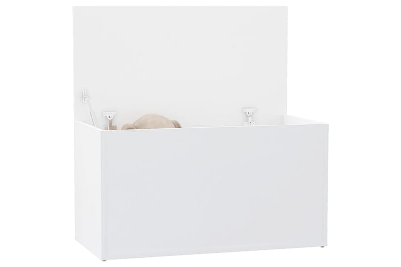 opbevaringskiste 84x42x46 cm spånplade hvid - Hvid - Opbevaring - Opbevaringsmøbler - Kister