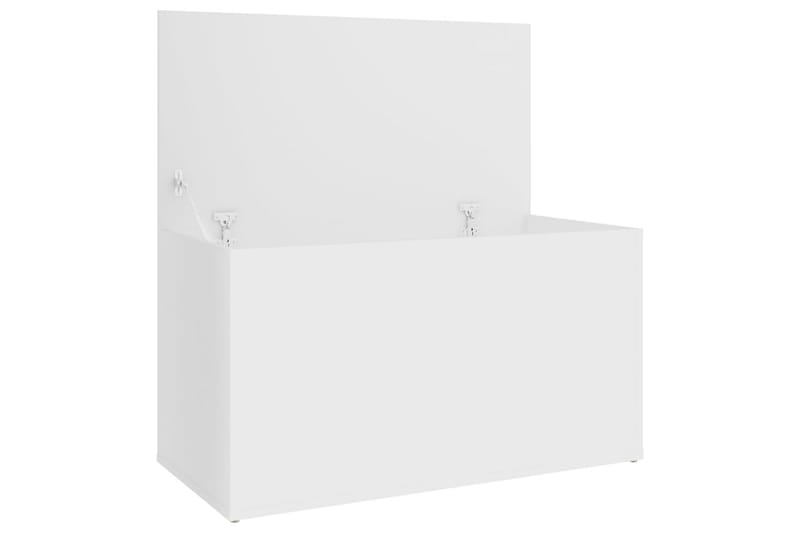 opbevaringskiste 84x42x46 cm spånplade hvid - Hvid - Opbevaring - Opbevaringsmøbler - Kister