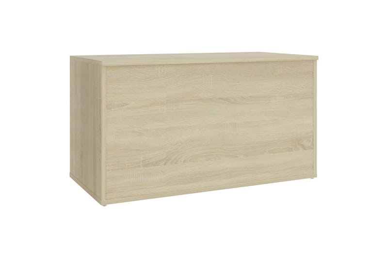 opbevaringskiste 84x42x46 cm spånplade sonoma-eg - Brun - Opbevaring - Opbevaringsmøbler - Kister
