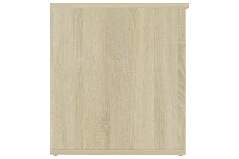 opbevaringskiste 84x42x46 cm spånplade sonoma-eg - Brun - Opbevaring - Opbevaringsmøbler - Kister