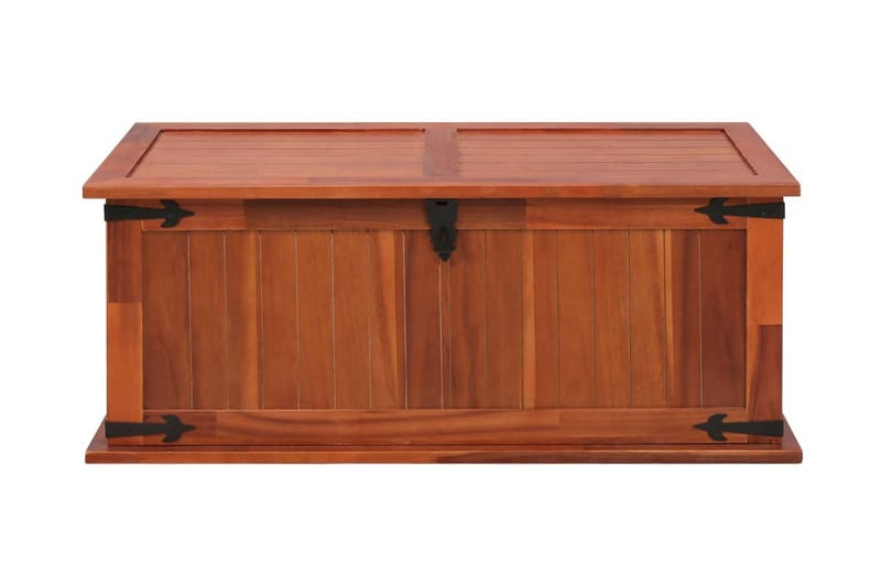 Opbevaringskiste 90 X 45 X 40 Cm Massivt Akacietræ - Brun - Opbevaring - Opbevaringsmøbler - Kister
