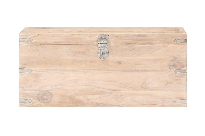 opbevaringskiste 90x40x40 cm massivt akacietræ - Opbevaring - Opbevaringsmøbler - Kister