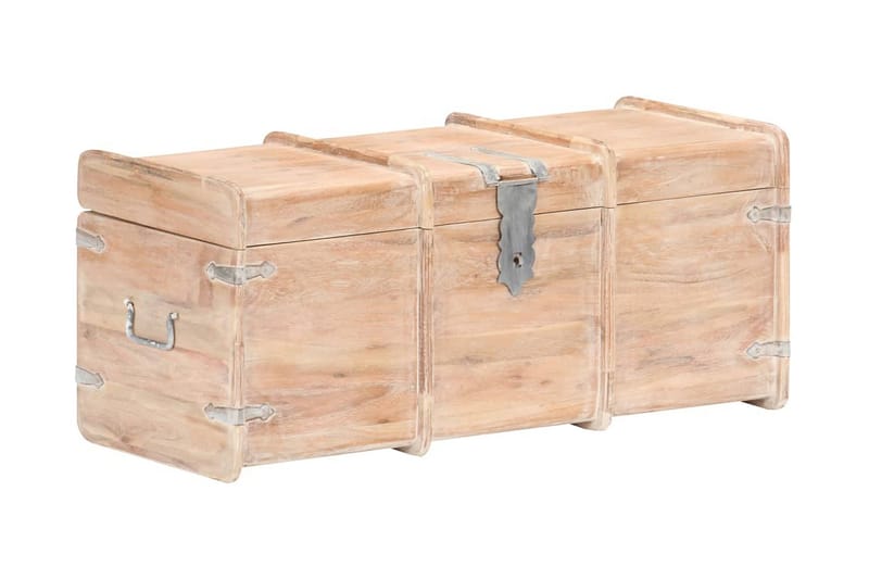 Opbevaringskiste 90x40x40 cm massivt akacietræ - Opbevaring - Opbevaringsmøbler - Kister