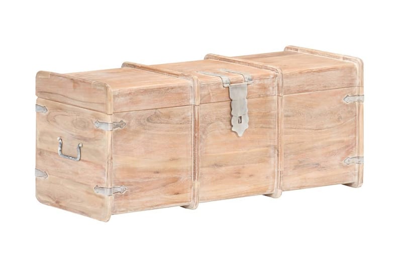 Opbevaringskiste 90x40x40 cm massivt akacietræ - Opbevaring - Opbevaringsmøbler - Kister