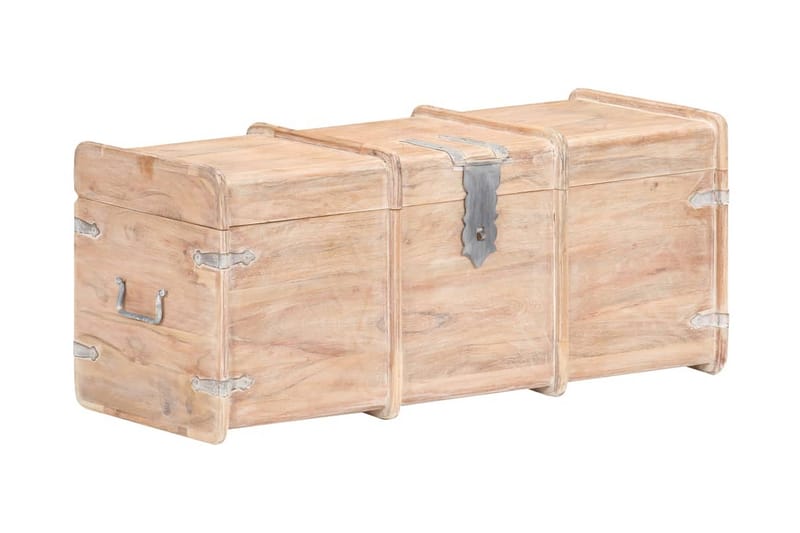 Opbevaringskiste 90x40x40 cm massivt akacietræ - Opbevaring - Opbevaringsmøbler - Kister