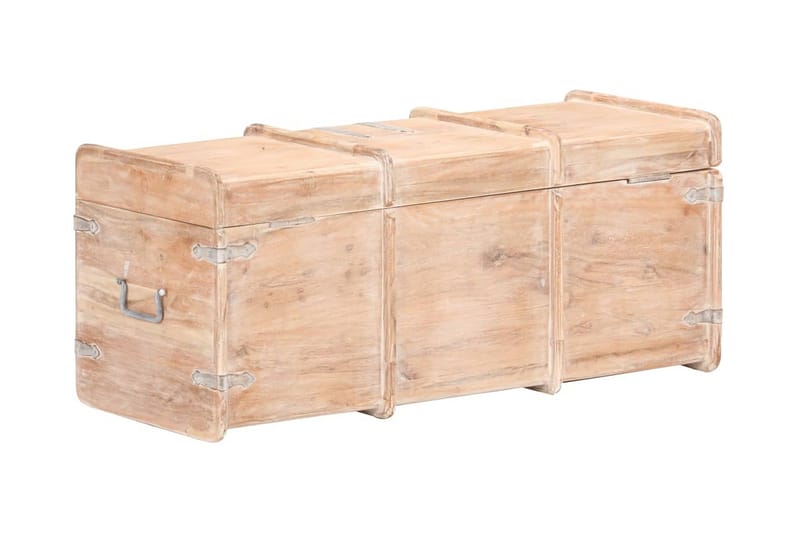 Opbevaringskiste 90x40x40 cm massivt akacietræ - Opbevaring - Opbevaringsmøbler - Kister
