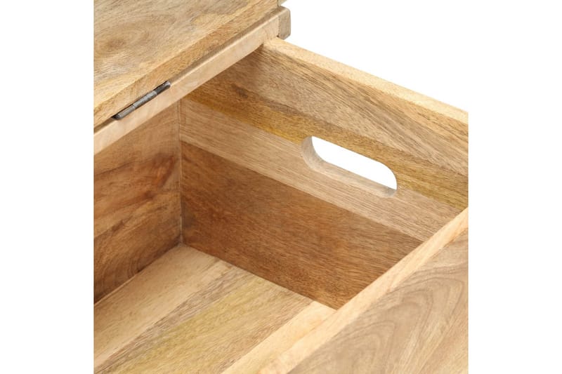 Opbevaringskiste 90X40X45 cm Massivt Mangotræ - Brun - Opbevaring - Opbevaringsmøbler - Kister
