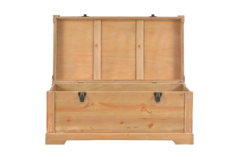 Opbevaringskiste Med Hynde 80 X 40 X 40 Cm Mdf - Brun - Opbevaring - Opbevaringsmøbler - Kister