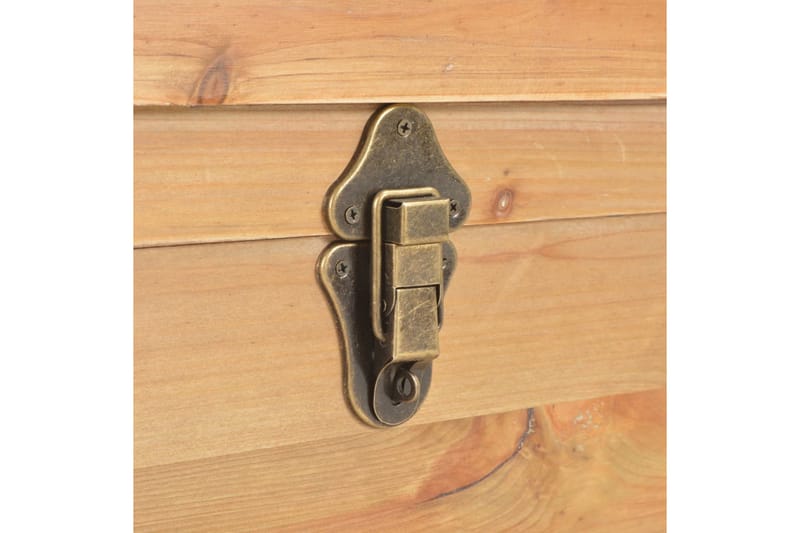 Opbevaringskiste Med Hynde 80 X 40 X 40 Cm Mdf - Brun - Opbevaring - Opbevaringsmøbler - Kister