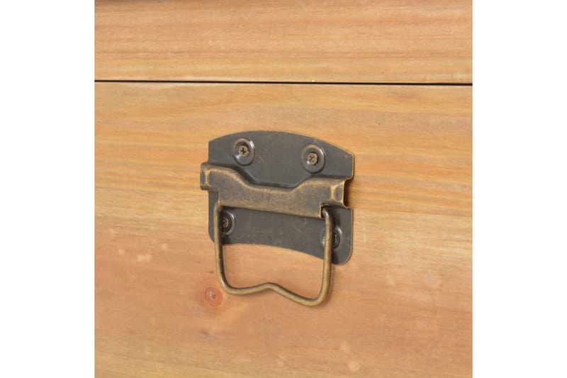 Opbevaringskiste Med Hynde 80 X 40 X 40 Cm Mdf - Brun - Opbevaring - Opbevaringsmøbler - Kister