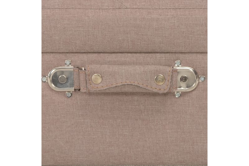 Opbevaringstaburet Stof 40 Cm Brun - Brun - Opbevaring - Opbevaringsmøbler - Kister