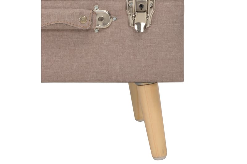 Opbevaringstaburet Stof 40 Cm Brun - Brun - Opbevaring - Opbevaringsmøbler - Kister