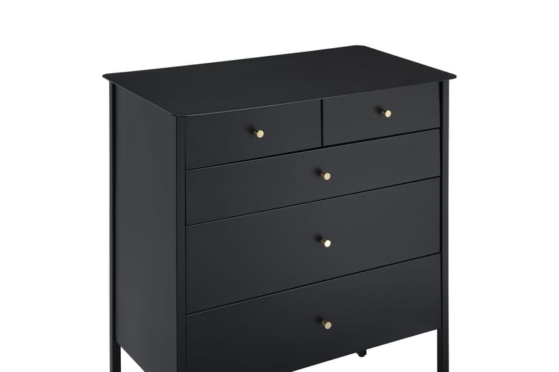 Rockvae Kommode 75 cm - Sort - Opbevaring - Opbevaringsmøbler - Kister