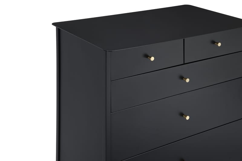 Rockvae Kommode 75 cm - Sort - Opbevaring - Opbevaringsmøbler - Kister