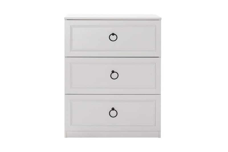 Ajra Kommode 72x93 cm Hvid - Hanah Home - Opbevaring - Opbevaringsmøbler - Kommode - Entrékommode