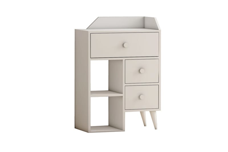 Hafing Kommode 64x94,6 cm Hvit - Hanah Home - Opbevaring - Opbevaringsmøbler - Kommode - Entrékommode