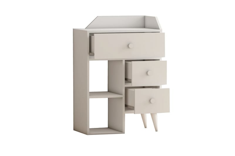 Hafing Kommode 64x94,6 cm Hvit - Hanah Home - Opbevaring - Opbevaringsmøbler - Kommode - Entrékommode