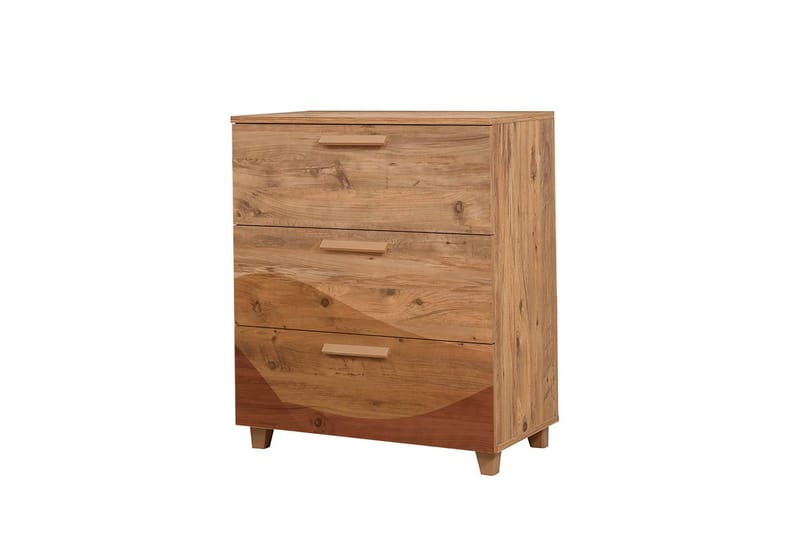 Leva Kommode 80x95 cm Brun - Hanah Home - Opbevaring - Opbevaringsmøbler - Kommode - Entrékommode