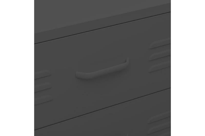 kommode 80x35x101,5 cm Antracitgrå - Antracit - Opbevaring - Opbevaringsmøbler - Kommode - Entrékommode