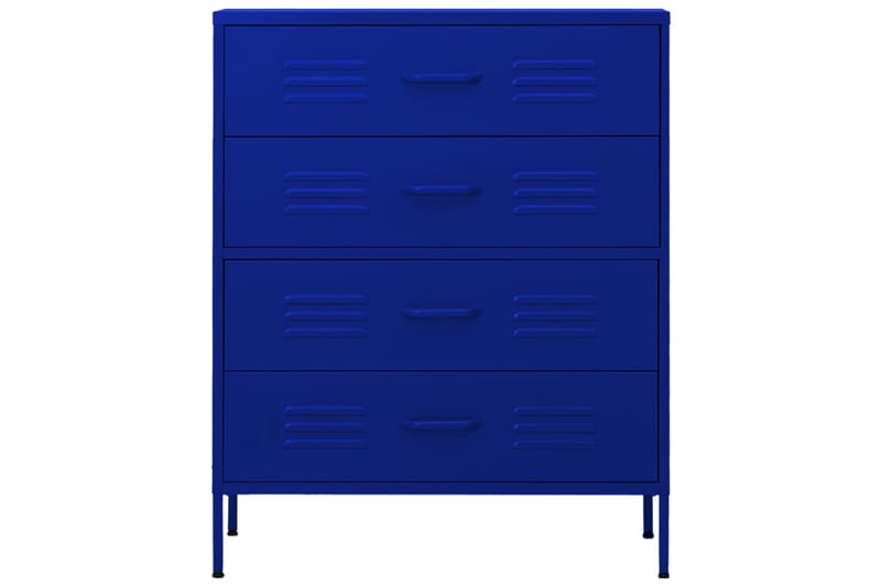 kommode 80x35x101,5 cm Marineblå - Blå - Opbevaring - Opbevaringsmøbler - Kommode - Entrékommode