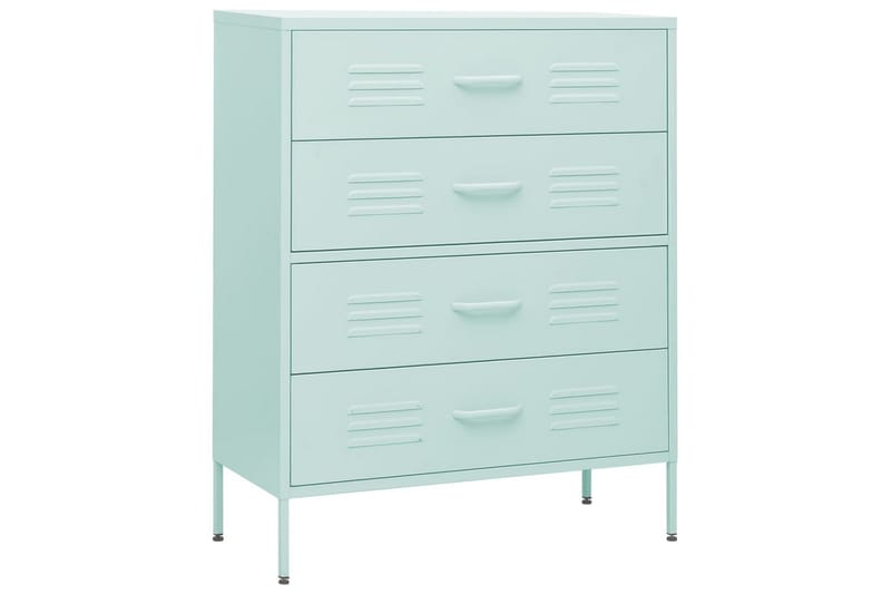 kommode 80x35x101,5 cm Mintgrøn - Grøn - Opbevaring - Opbevaringsmøbler - Kommode - Entrékommode