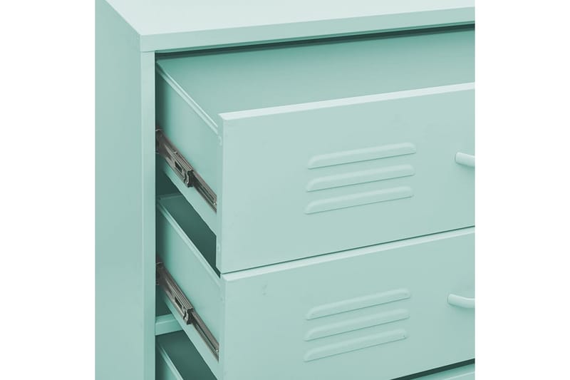 kommode 80x35x101,5 cm Mintgrøn - Grøn - Opbevaring - Opbevaringsmøbler - Kommode - Entrékommode