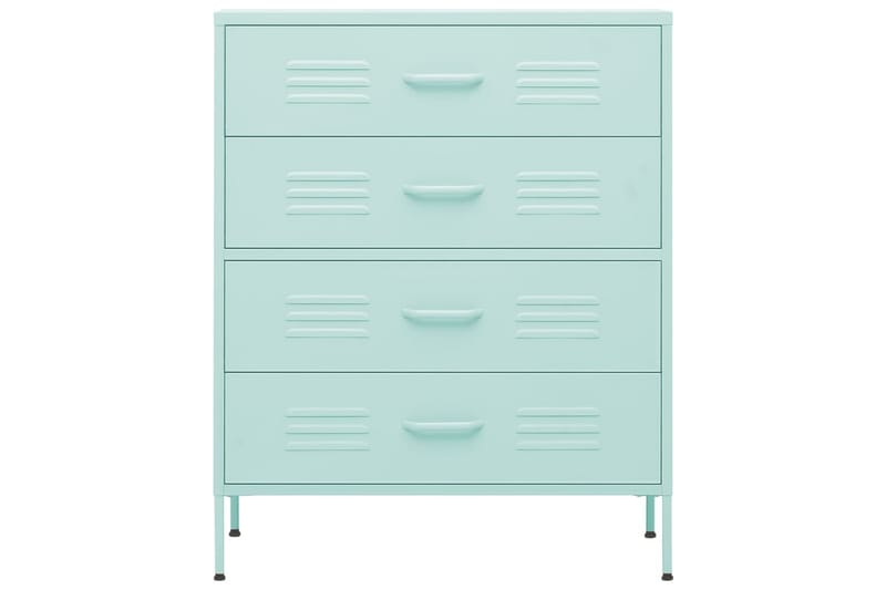 kommode 80x35x101,5 cm Mintgrøn - Grøn - Opbevaring - Opbevaringsmøbler - Kommode - Entrékommode