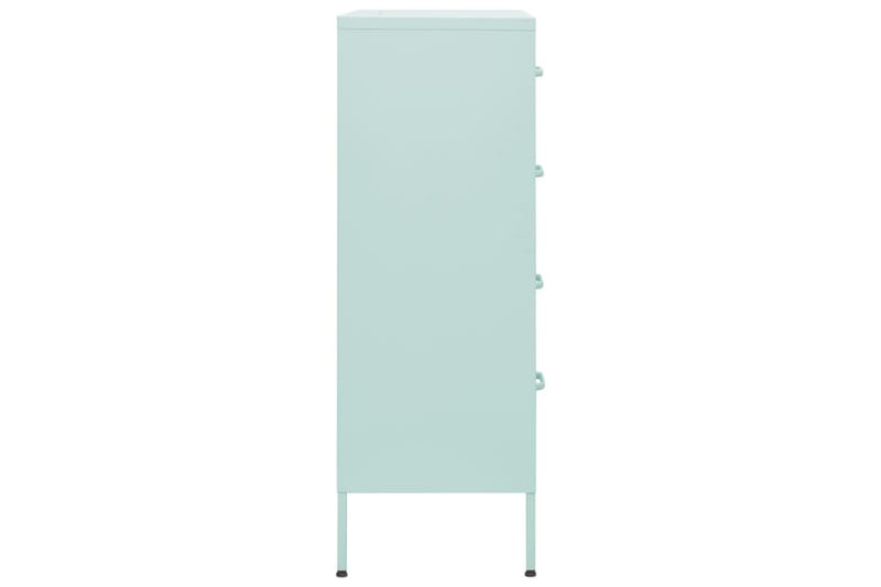 kommode 80x35x101,5 cm Mintgrøn - Grøn - Opbevaring - Opbevaringsmøbler - Kommode - Entrékommode