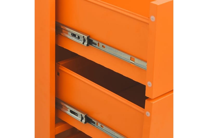 kommode 80x35x101,5 cm Orange - Orange - Opbevaring - Opbevaringsmøbler - Kommode - Entrékommode