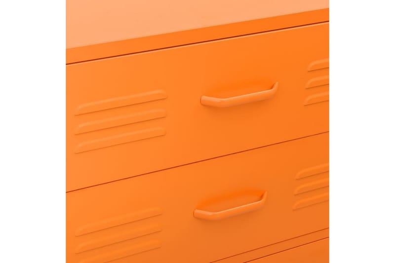 kommode 80x35x101,5 cm Orange - Orange - Opbevaring - Opbevaringsmøbler - Kommode - Entrékommode