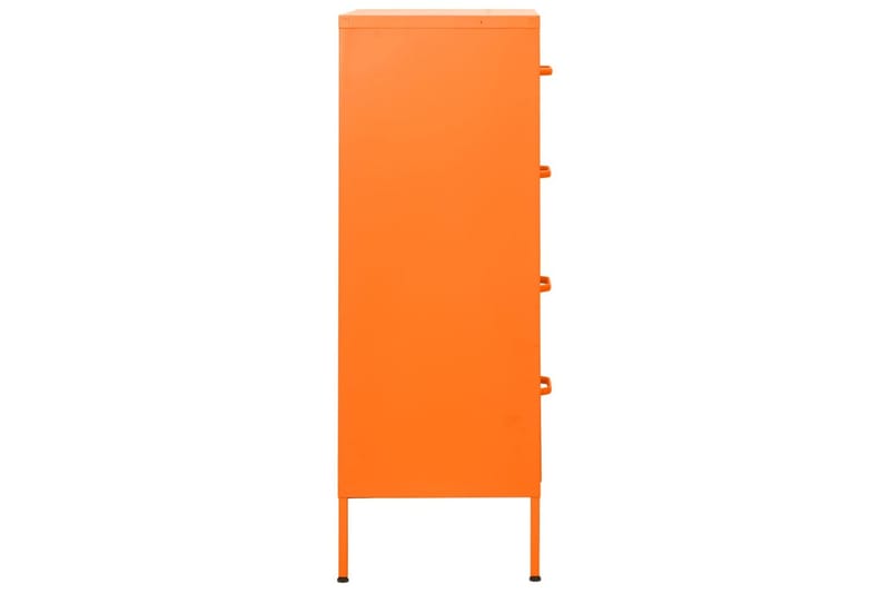 kommode 80x35x101,5 cm Orange - Orange - Opbevaring - Opbevaringsmøbler - Kommode - Entrékommode
