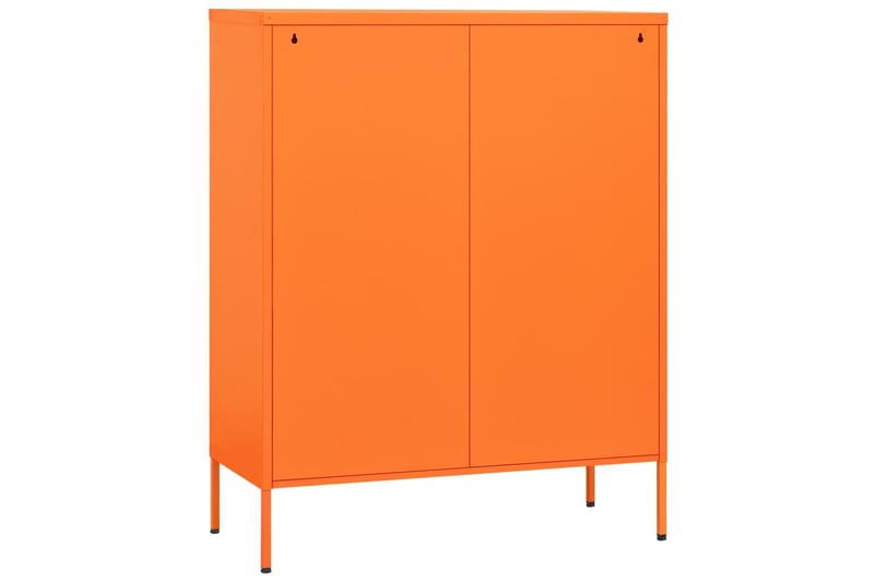kommode 80x35x101,5 cm Orange - Orange - Opbevaring - Opbevaringsmøbler - Kommode - Entrékommode