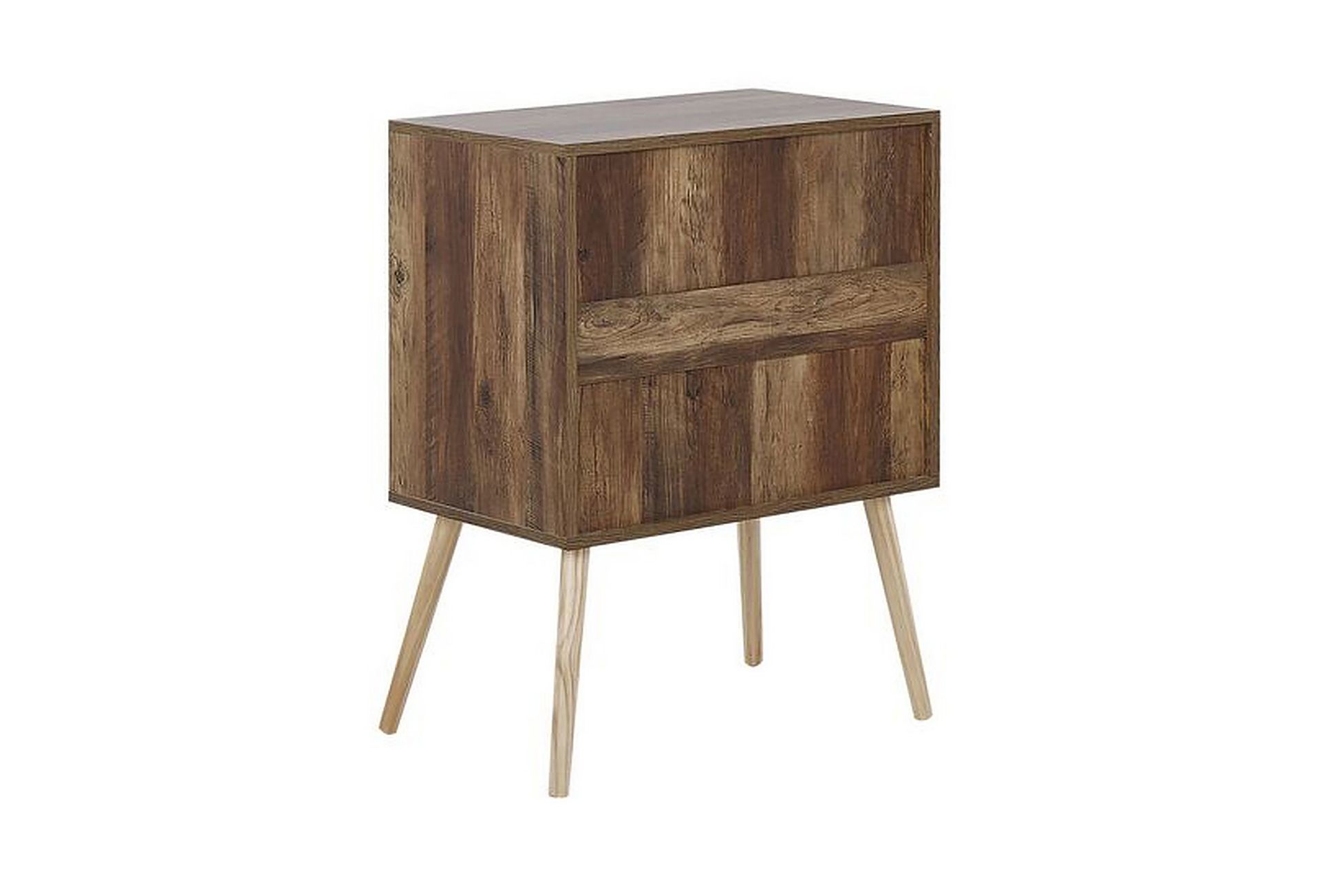 Abatley Kommode 60 cm - Mørkt Træ/Grå - Opbevaring - Opbevaringsmøbler - Kommode