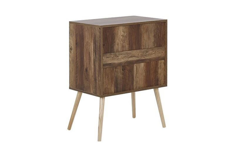 Abatley Kommode 60 cm - Mørkt Træ/Grå - Opbevaring - Opbevaringsmøbler - Kommode - Entrékommode