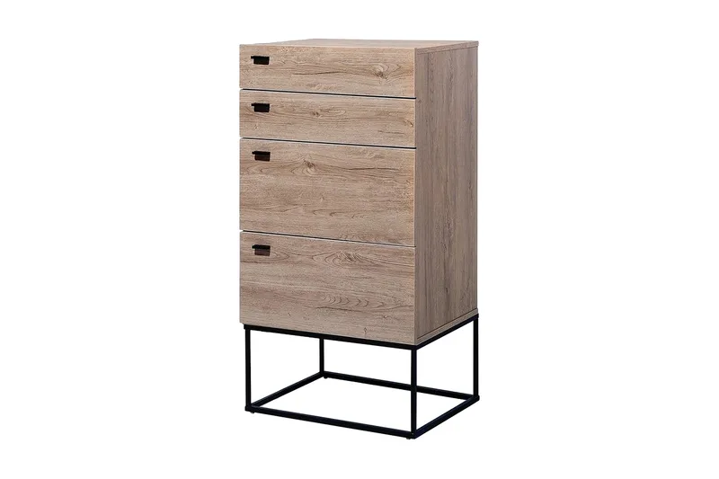 Acra kommode 41 | 55 cm, Træ / natur