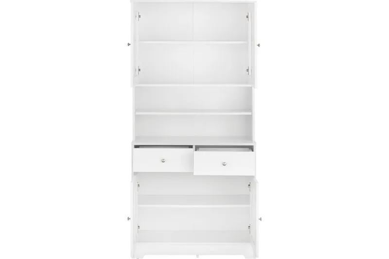 Adelynn Kommode med Overskab - Hvid - Opbevaring - Opbevaringsmøbler - Kommode