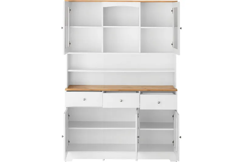 Adelynn Kommode med Overskab - Hvid - Opbevaring - Opbevaringsmøbler - Kommode