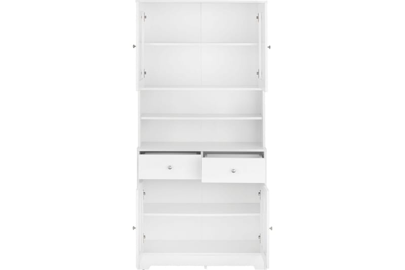 Adelynn Kommode med Overskab - Hvid - Opbevaring - Opbevaringsmøbler - Kommode