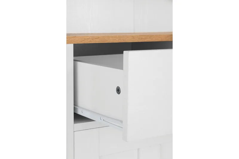 Adelynn Kommode med Overskab - Hvid - Opbevaring - Opbevaringsmøbler - Kommode