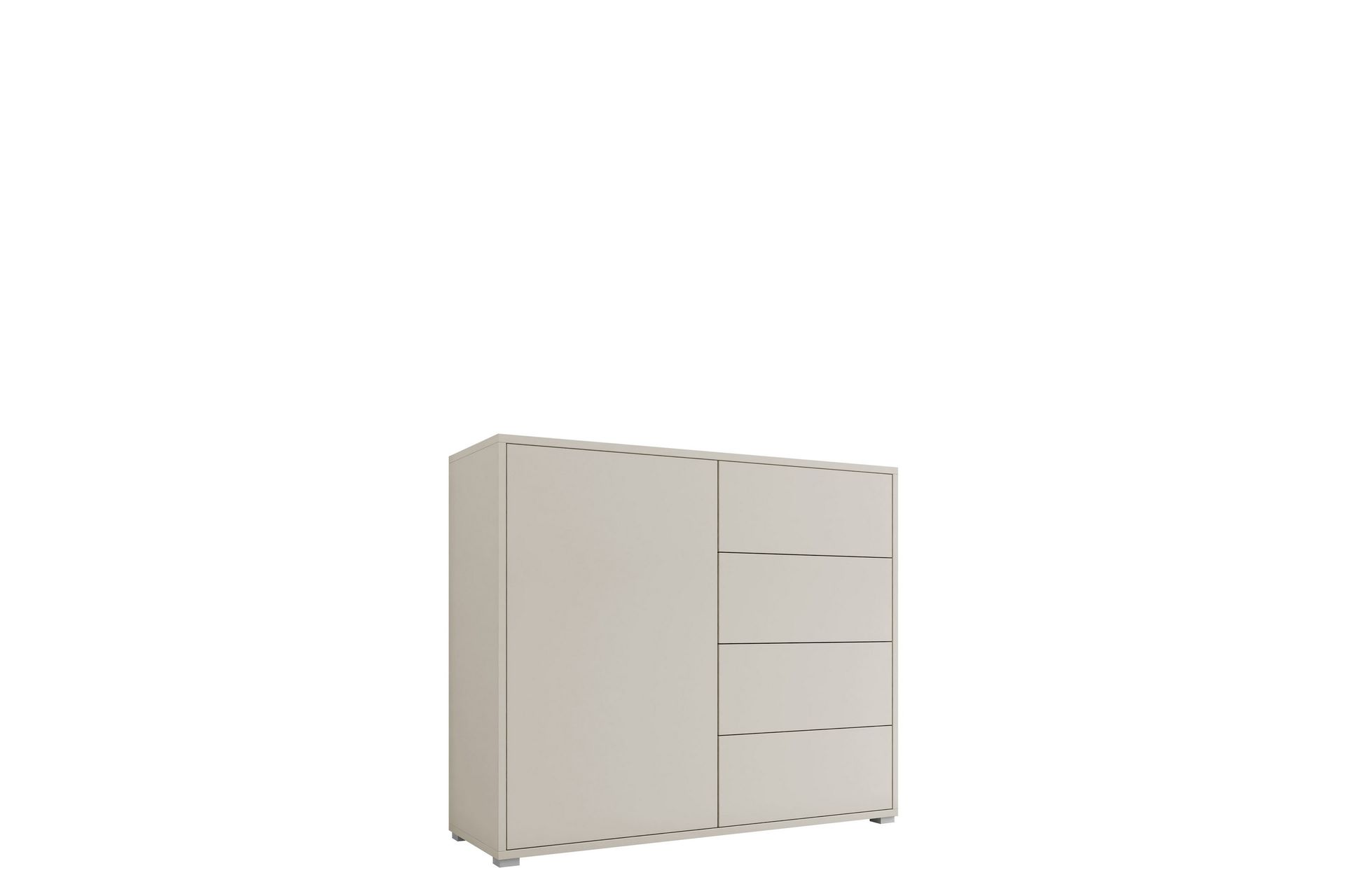 Agawal Kommode 100 cm - Beige - Opbevaring - Opbevaringsmøbler - Kommode - Entrékommode
