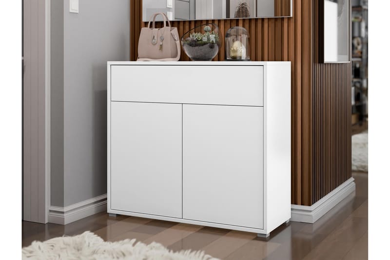 Agawal Kommode 100 cm - Hvid - Opbevaring - Opbevaringsmøbler - Kommode - Entrékommode