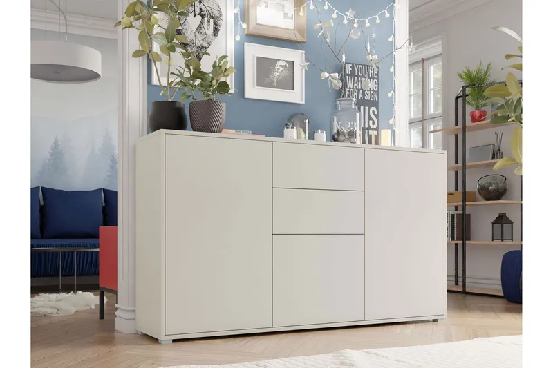 Agawal Kommode 141 cm - Beige - Opbevaring - Opbevaringsmøbler - Kommode